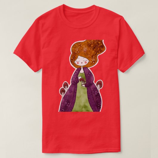 Die Pilzdame T-Shirt (Design vorne)
