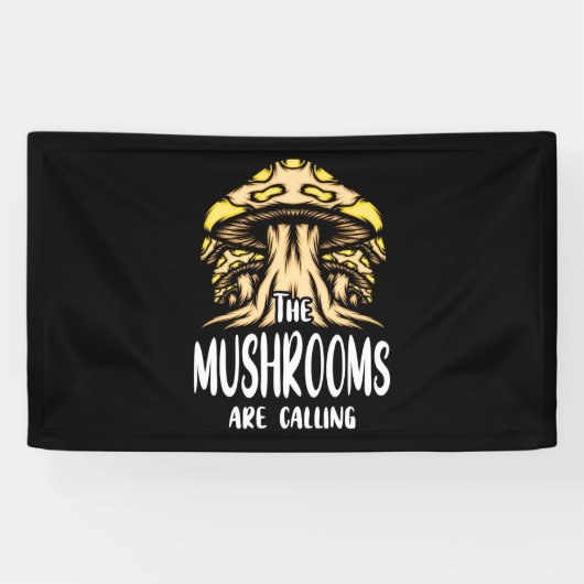 Die Pilze rufen Banner (Horizontal)