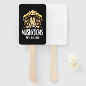 Die Pilze rufen Fächer (Vorne und Hinten)