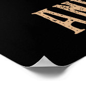 Die Pilze rufen, und ich muss gehen - Morelle Poster (Ecke)