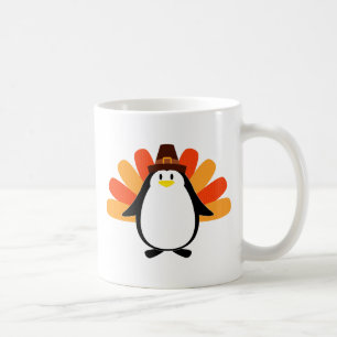 Die Pinguin-Pilger-Türkei Brei-oben Kaffeetasse