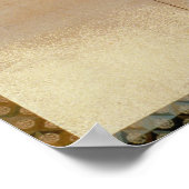 Die Pinien unter Schnee Poster (Ecke)