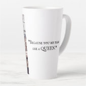 Die Pink Lady Tasse passt zu einer Königin (Rechte Ecke)