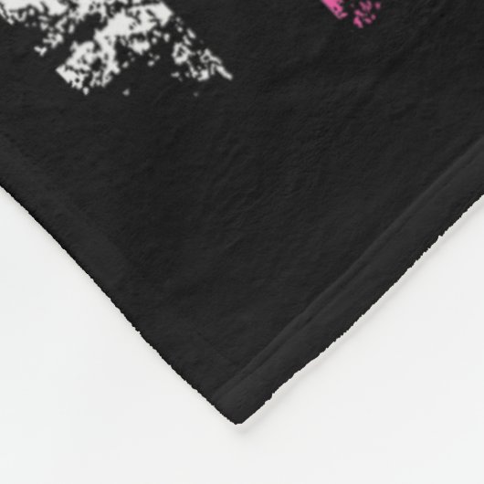 Die Pink Ribbon American Flag Breast Cancer Awaren Fleecedecke (Ecke)