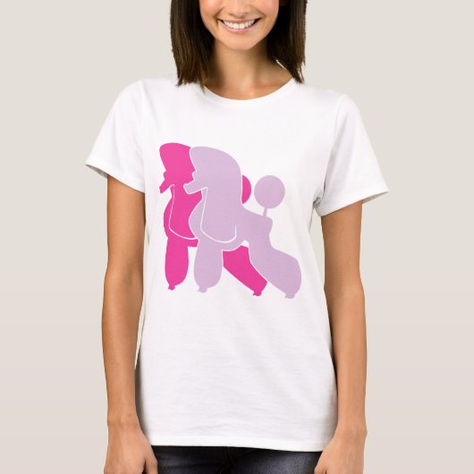 Die pinken Pudel T-Shirt (Vorderseite)