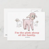 DIE PINKGESCHICHTE POSTKARTE (Vorne/Hinten)