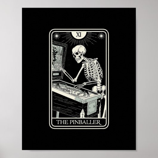 Die Pinller Tarot Karte Poster (Vorne)