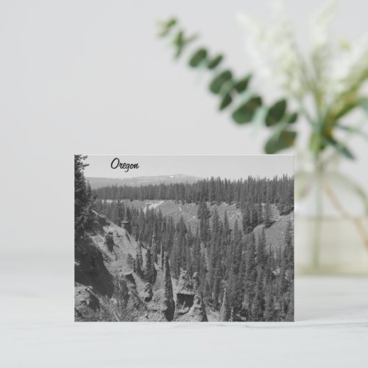 Die Pinnacles, der Kratersee Postkarte (Stehend Vorderseite)