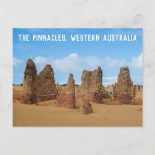 Die Pinnacles Western Australia Landschaft Postkarte