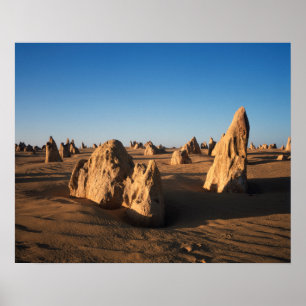 Die Pinnacles-Wüste Nambung Nationalpark Poster