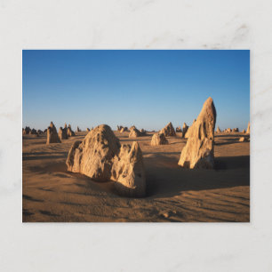 Die Pinnacles-Wüste Nambung Nationalpark Postkarte
