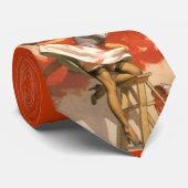 Die Pinup-Krawatte der Maler Krawatte (Gerollt)