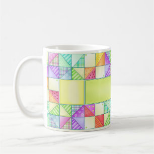 Die pinwheel-Steppdecken-Tasse Kaffeetasse