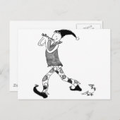 Die Piper von Hamelin Postkarte (Vorne/Hinten)
