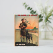 Die Pipes nennen 1916_Propaganda Poster Postkarte (Stehend Vorderseite)