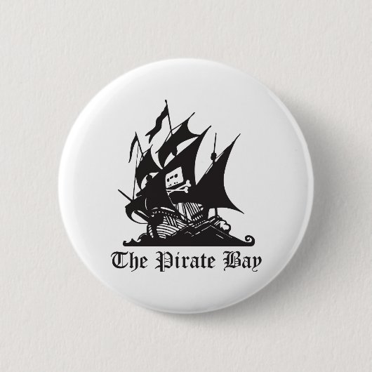 Die Piraten-Bucht Button (Vorderseite)
