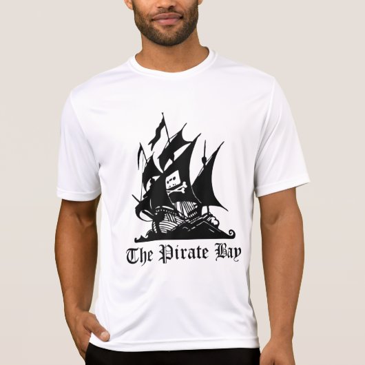 Die Piraten-Bucht - hochwertiger T - Shirt (Vorderseite)