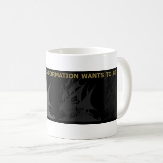 Die Piraten-Bucht Kaffeetasse (VorderseiteRechts)