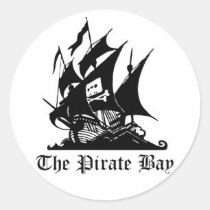 Die Piraten-Bucht Runder Aufkleber