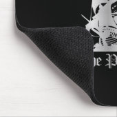Die Piraten-Bucht-Silber-Logo-Mausunterlage Mousepad (Ecke)