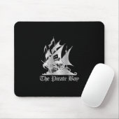 Die Piraten-Bucht-Silber-Logo-Mausunterlage Mousepad (Mit Mouse)