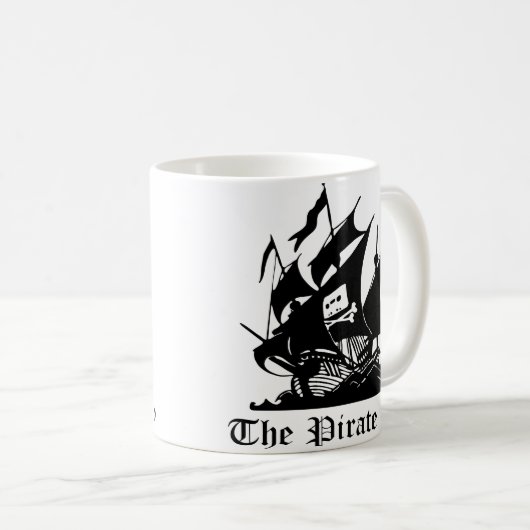 Die Piraten-Bucht-Tasse Kaffeetasse (VorderseiteRechts)