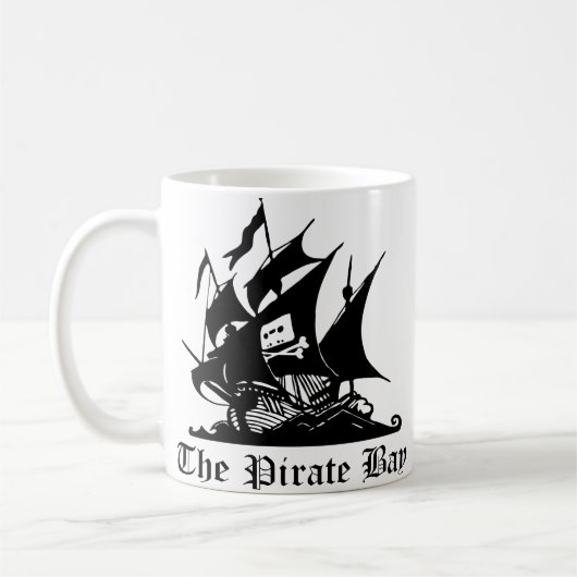 Die Piraten-Bucht-Tasse Kaffeetasse (Links)