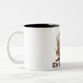 Die Piraten-Bucht-Tasse Zweifarbige Tasse (Links)