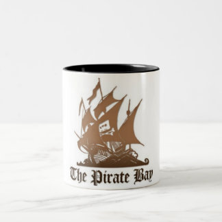 Die Piraten-Bucht-Tasse Zweifarbige Tasse