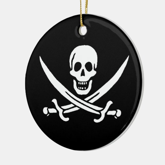 Die Piraten sind � - Keramik Ornament (Links)