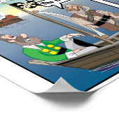 DIE PIRATEN VON MAYFLOWER "AUF DEM KOPF" POSTER (Ecke)