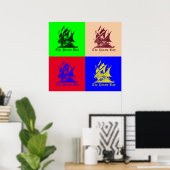 Die Piratenbucht Poster (Heimbüro)