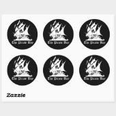 Die Piratenbucht Runder Aufkleber (Blatt)