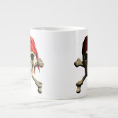 Die Piratenflagge Jumbo-Tasse (Vorderseite)