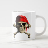 Die Piratenflagge Jumbo-Tasse (Rechts)