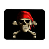 Die Piratenflagge Magnet (Horizontal)
