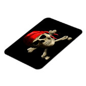 Die Piratenflagge Magnet (Linke Seite)