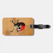 Die Piratenflagge-Piraten-Karte Gepäckanhänger (Rückseite horizontal)