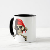 Die Piratenflagge Tasse (Vorderseite Links)