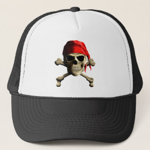 Die Piratenflagge Truckerkappe