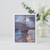 Die Piratenflagge von Alice B. Woodward Postkarte (Stehend Vorderseite)