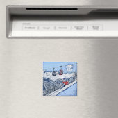 Die Pisten treffen Magnet (In Situ (Geschirrspüler))