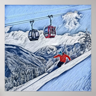 Die Pisten treffen Poster