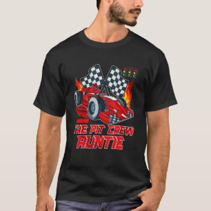 Die Pit Crew Tanti Race Car Geburtstagsfamilie T-Shirt