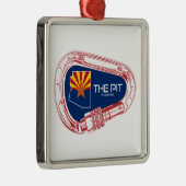 Die Pit Flagstaff Arizona Klettergarten Ornament Aus Metall (Rechts)