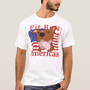 Die Pitbull-Amerikanert-stück der maximalen Männ T-Shirt