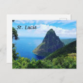 Die Pitons Postkarte (Vorne/Hinten)