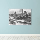 Die Pits von St. Pierre & St. Paul in Le Leinwanddruck (Insitu (Holzboden))