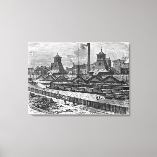 Die Pits von St. Pierre & St. Paul in Le Leinwanddruck (Vorderseite)