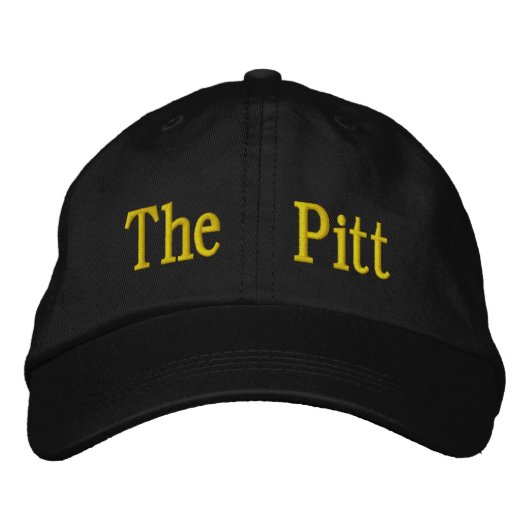 DIE PITT BESTICKTE BASEBALLKAPPE (Vorderseite)